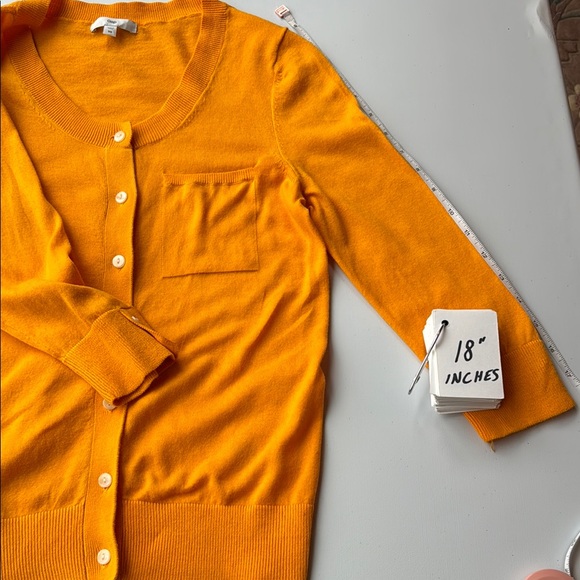 New GAP Vibrant Orange Cardigan Sweater NWOT - Picture 13 of 14